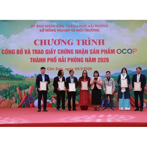 Sản phẩm OCOP TP Hải Phòng phát triển cả về số lượng và chất lượng